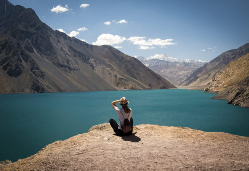 Admiring the view, Cajon del Maipo